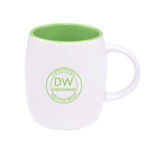 14OZ RAINIER BARREL MUG (WHITE MATTE)