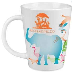 12 Oz. Short Latté Mug wFull Bleed Imprint