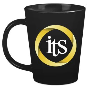 12 Oz. Short Latté Mug with Spot Imprint