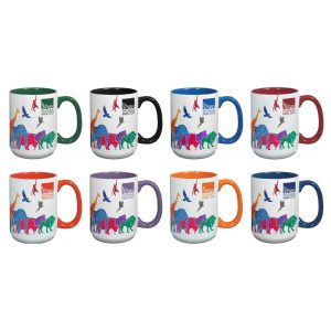 15 Oz. Mighty Two-Tone Mug with C Shaped Handle