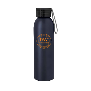 Darby Aluminum Bottle – 22 oz Black