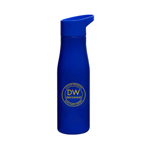 Emery Stainless Steel Bottle – 18 oz Blue