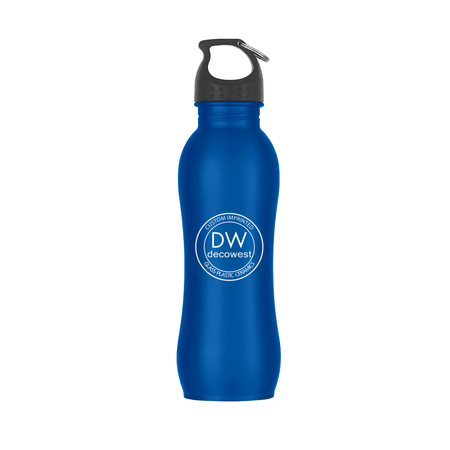 Stainless Steel Grip Bottle – 25 oz Blue