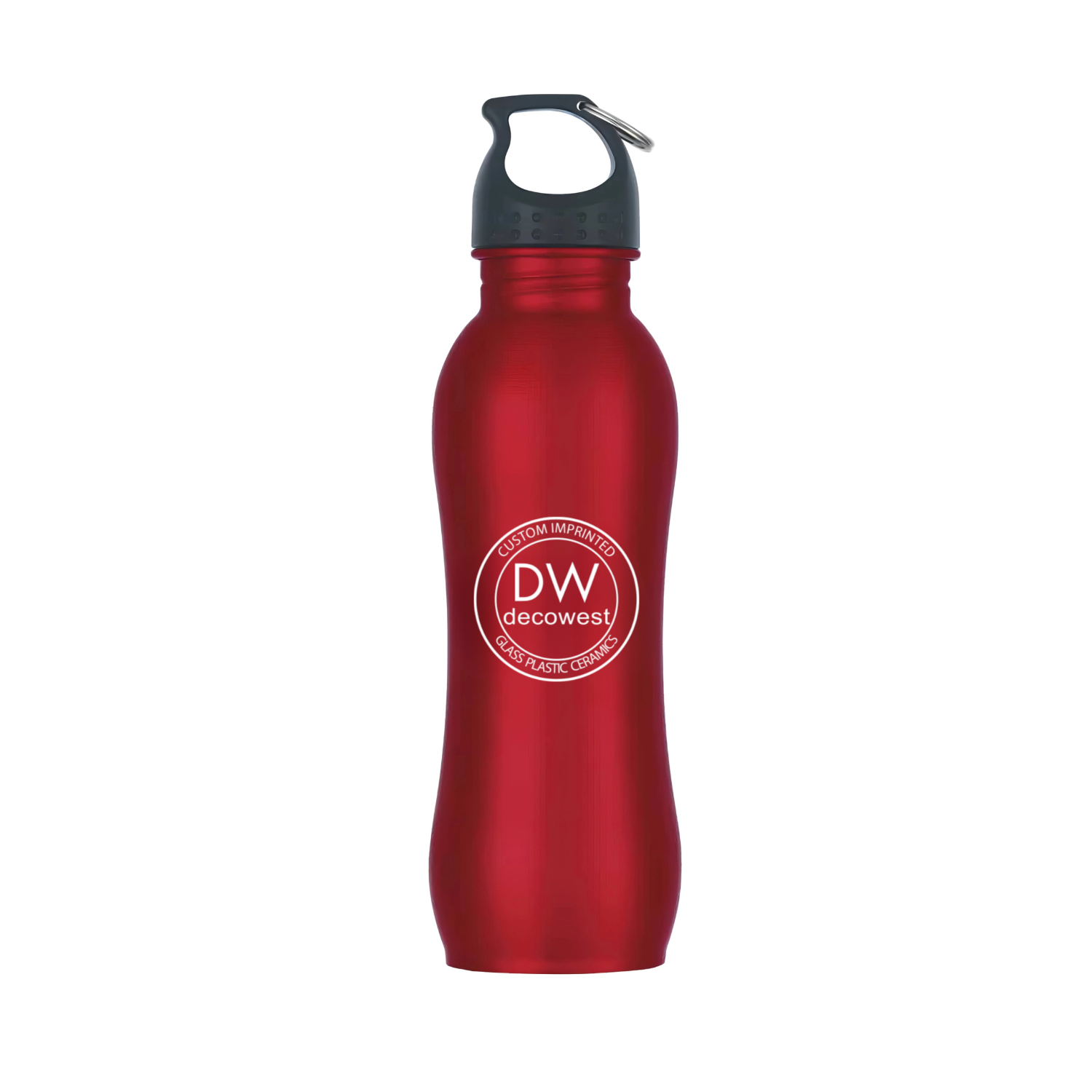 Stainless Steel Grip Bottle – 25 oz Red