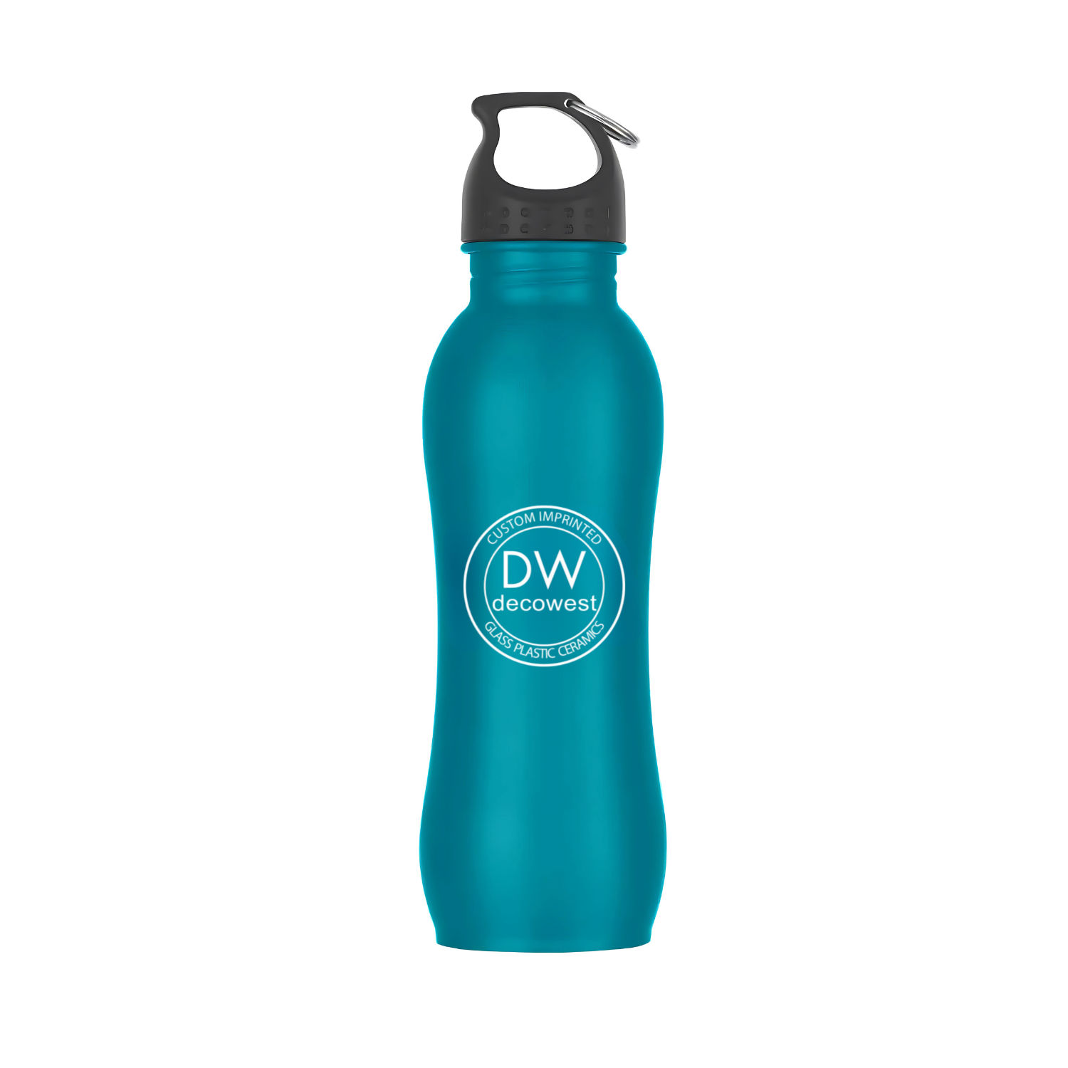 Stainless Steel Grip Bottle – 25 oz Teal