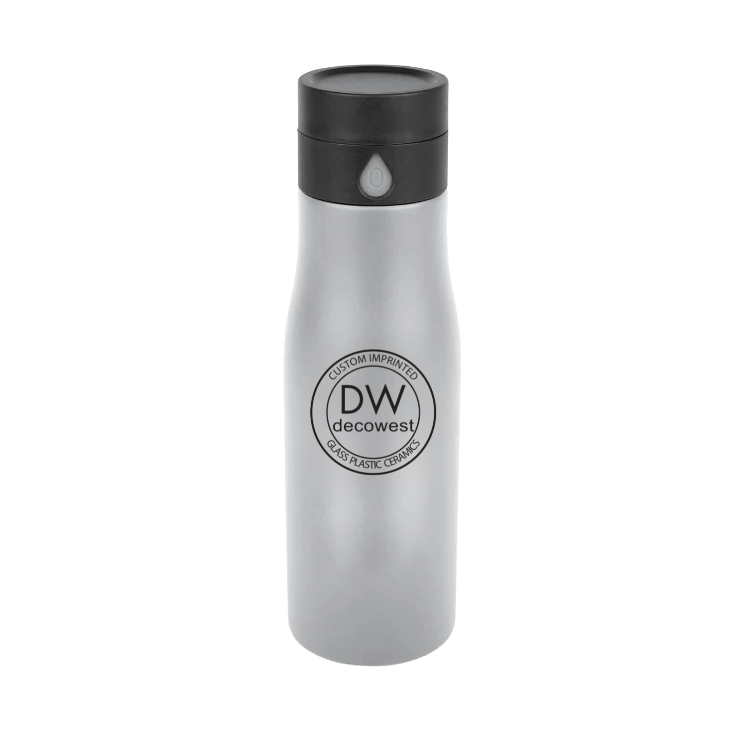 Stainless Steel Hydro Bottle 22 oz Gray