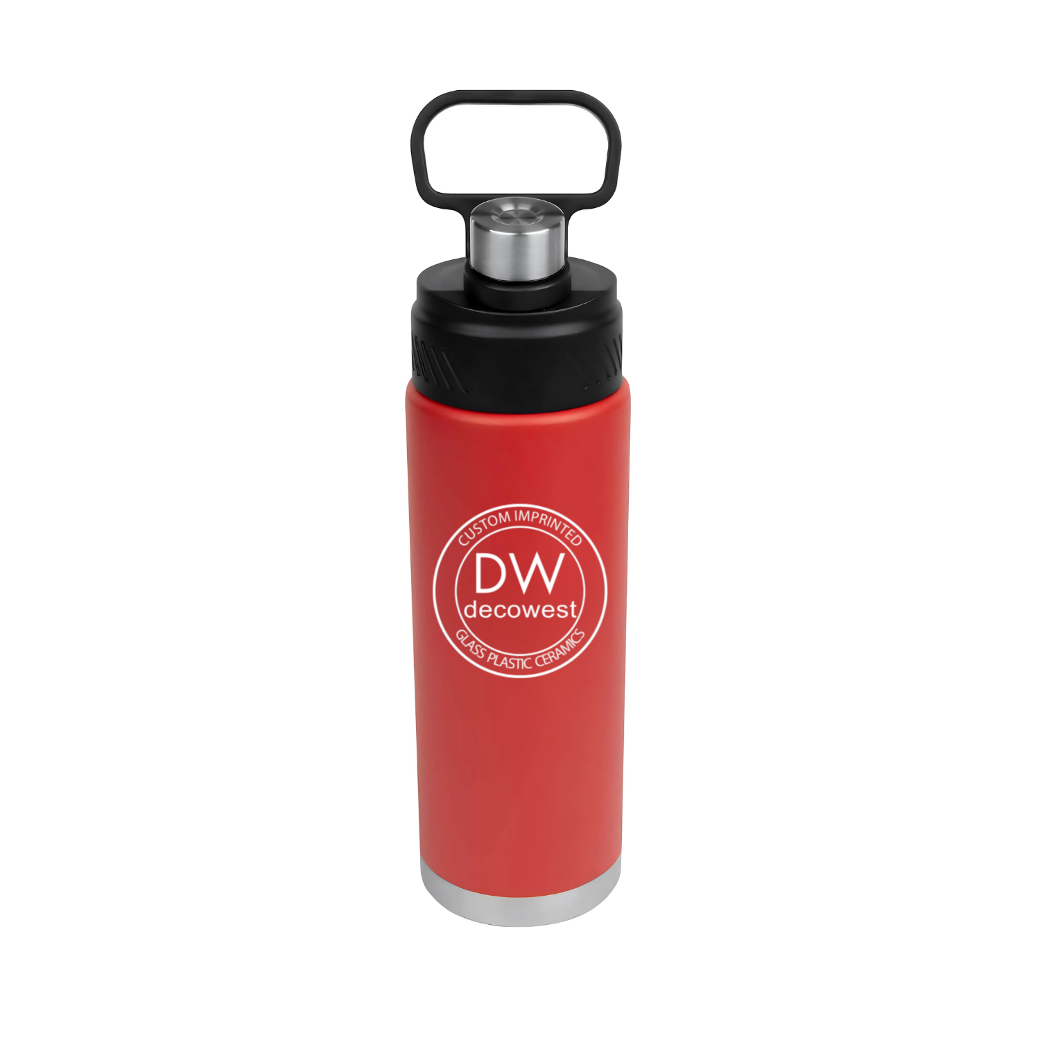 Stainless Steel Leighton Bottle – 24oz Red