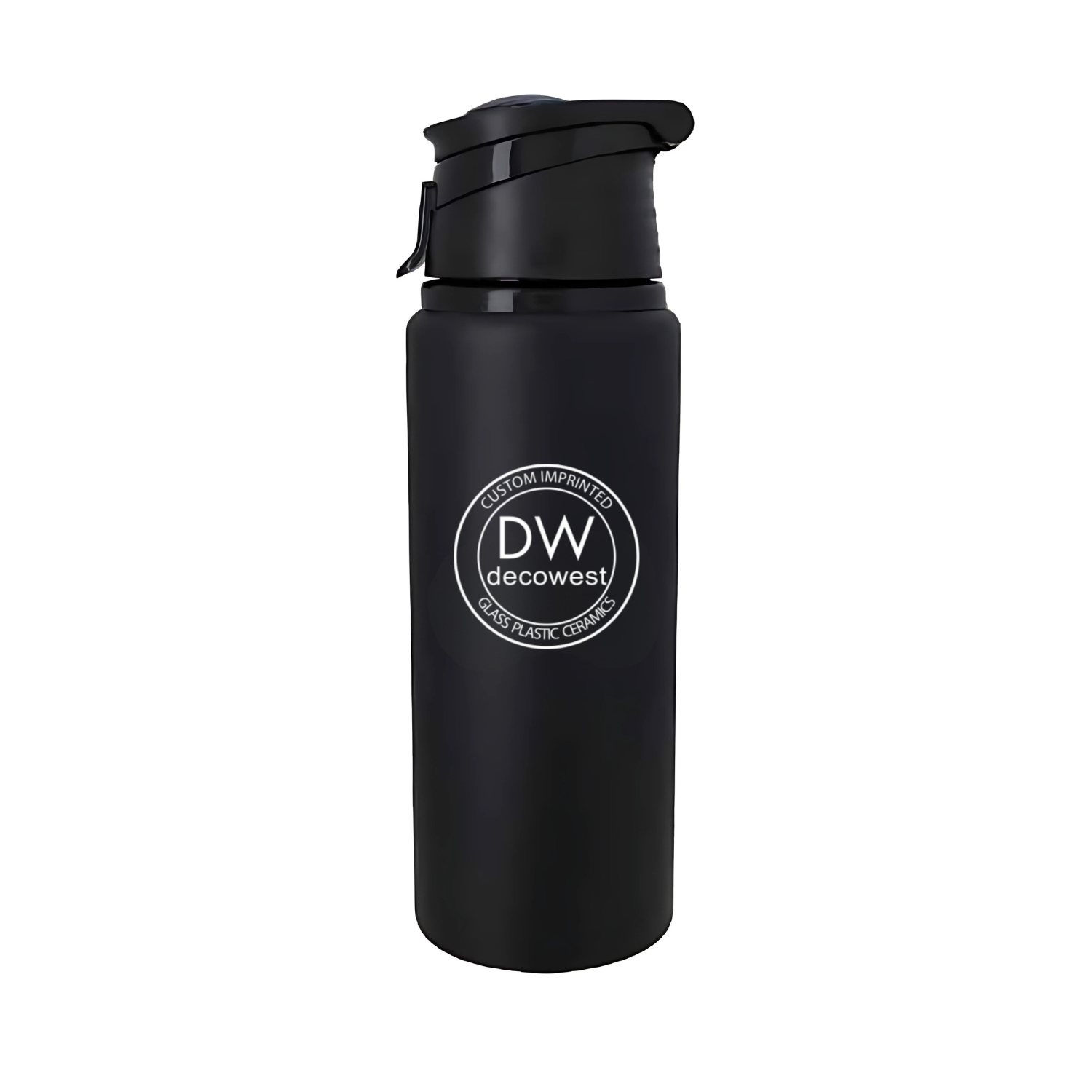 Velvet Touch Aluminum Bottle – 24oz Black