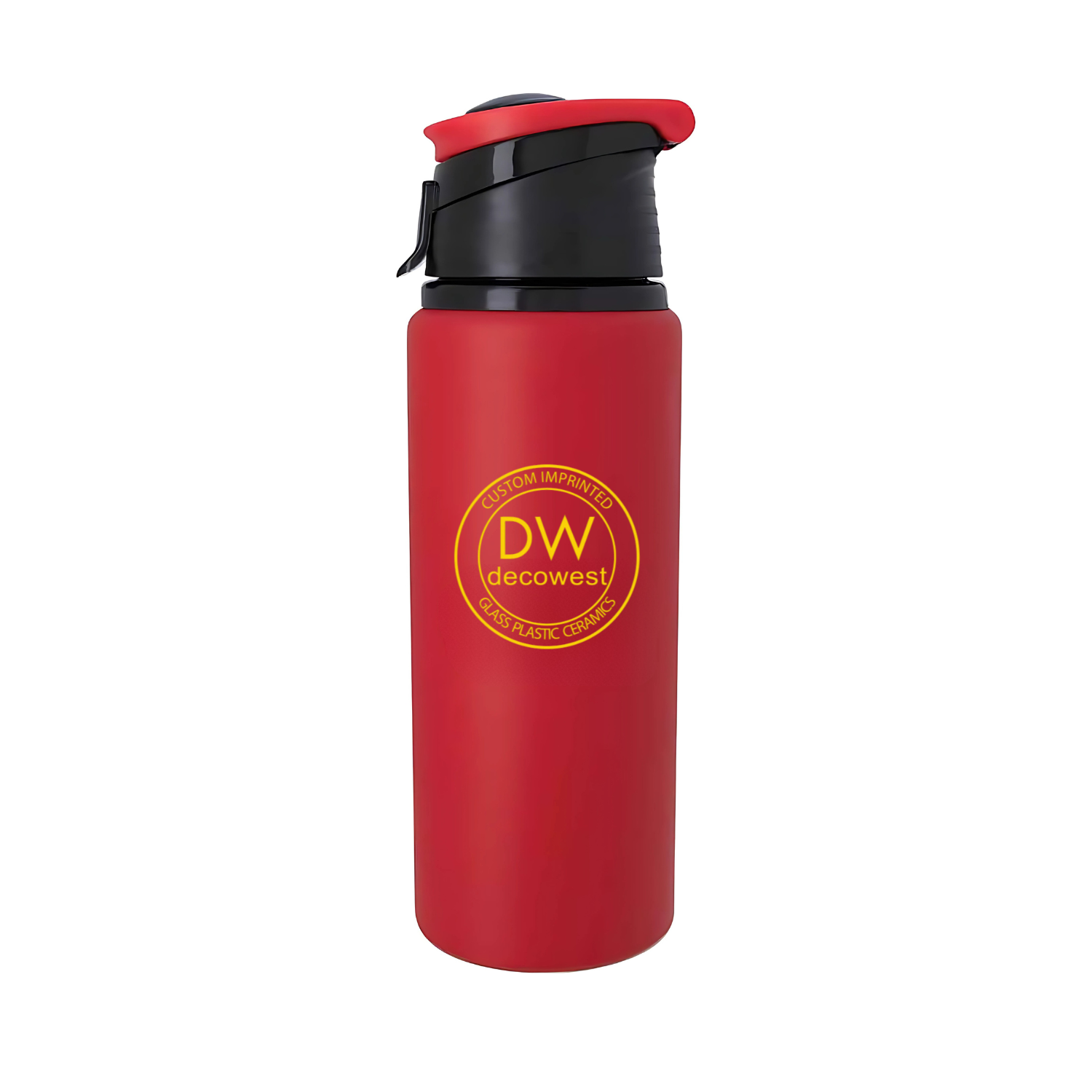 Velvet Touch Aluminum Bottle – 24oz Red