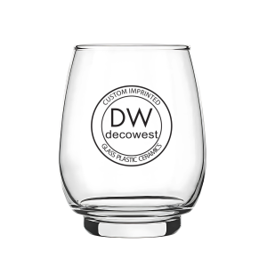 Libbey 12017 Orbital 15 oz. Customizable Stackable Beverage Glass