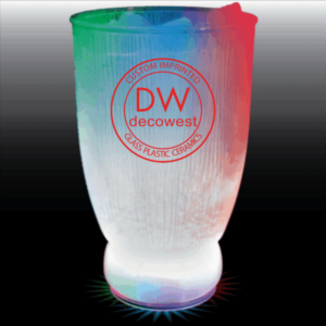 3 Light Plastic Light-Up Coconut Tumbler – 18oz