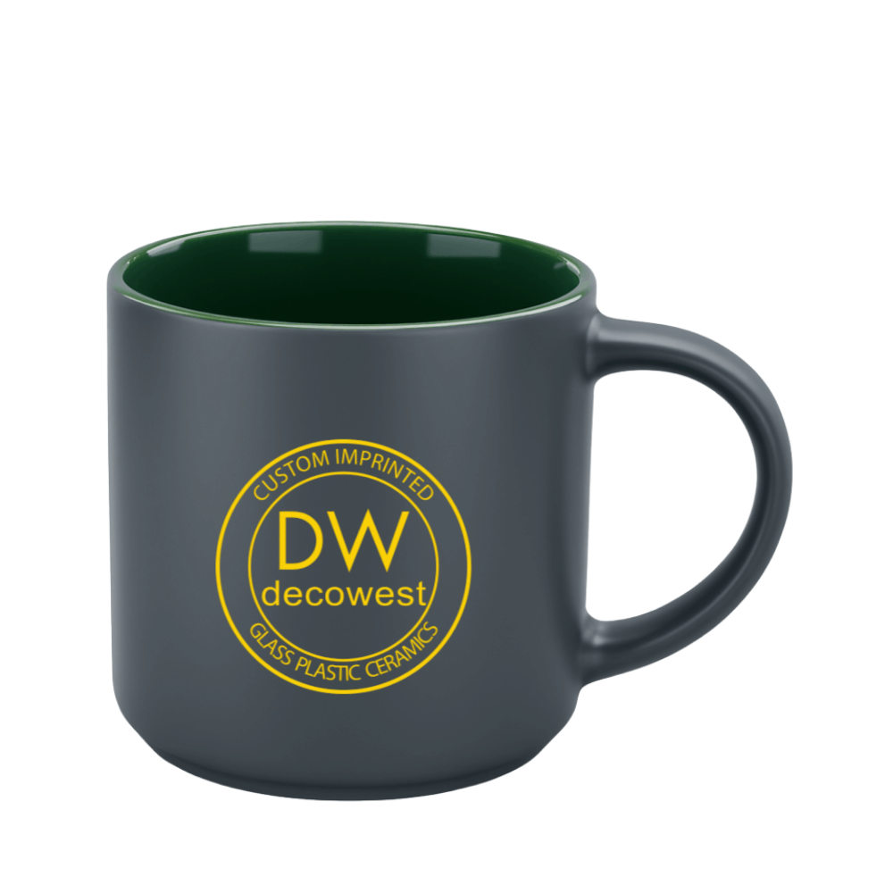 959 Norwich™ Stacking Mug - 16 oz Gray Satin Out Assorted Colors In (3)