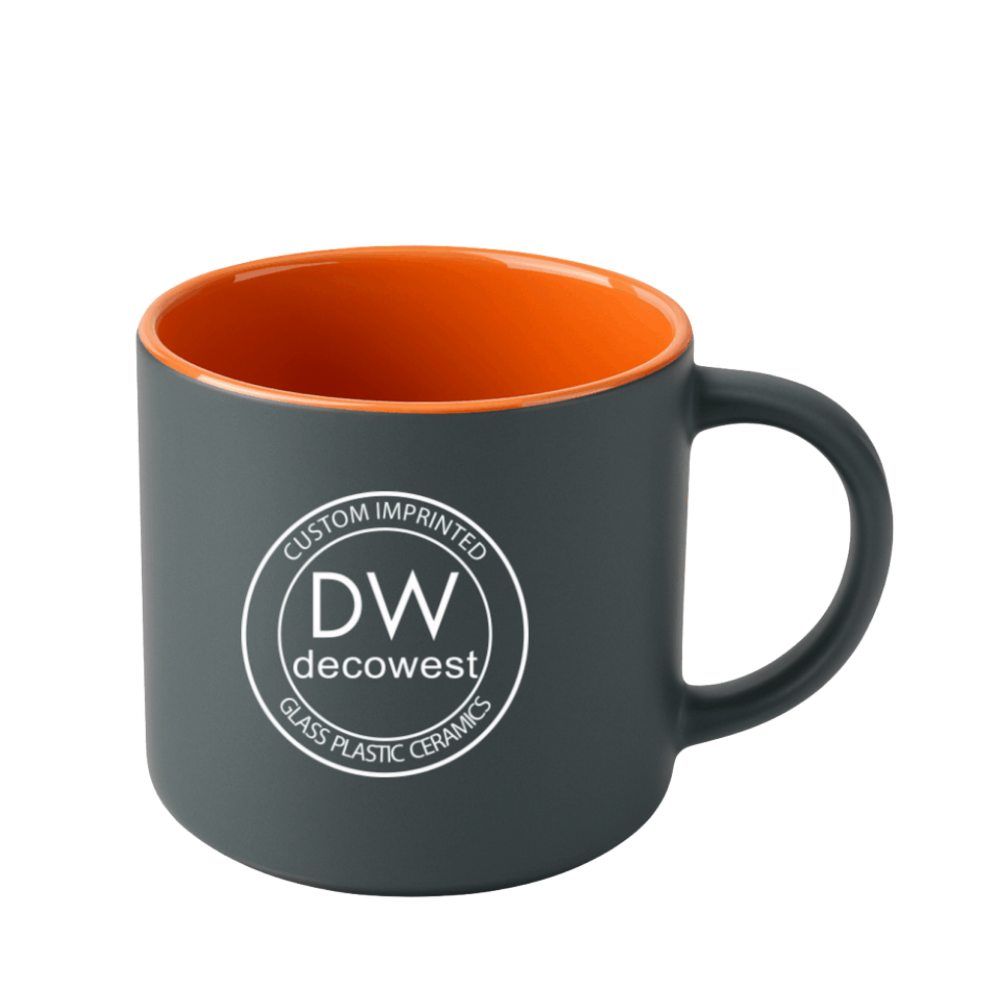 959 Norwich™ Stacking Mug - 16 oz Gray Satin Out Assorted Colors In (8)