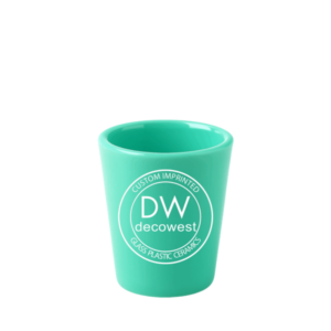 Ceramic Shot Glasses 1.5oz Assorted Colors