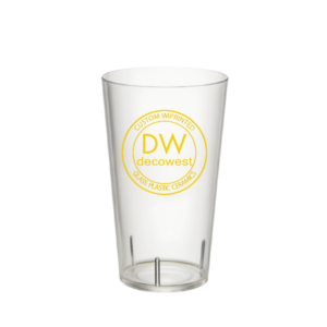 Clear Tritan Plastic Tumbler – 12oz