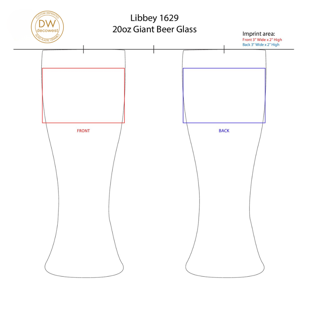 Libbey 1629 – 20oz Giant Beer Glass (2)