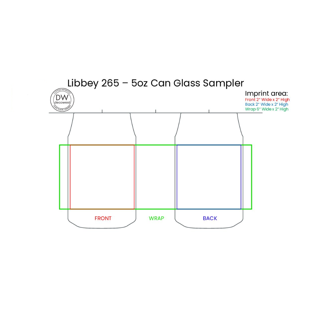 Libbey 265 – 5oz Can Glass Sampler (2)