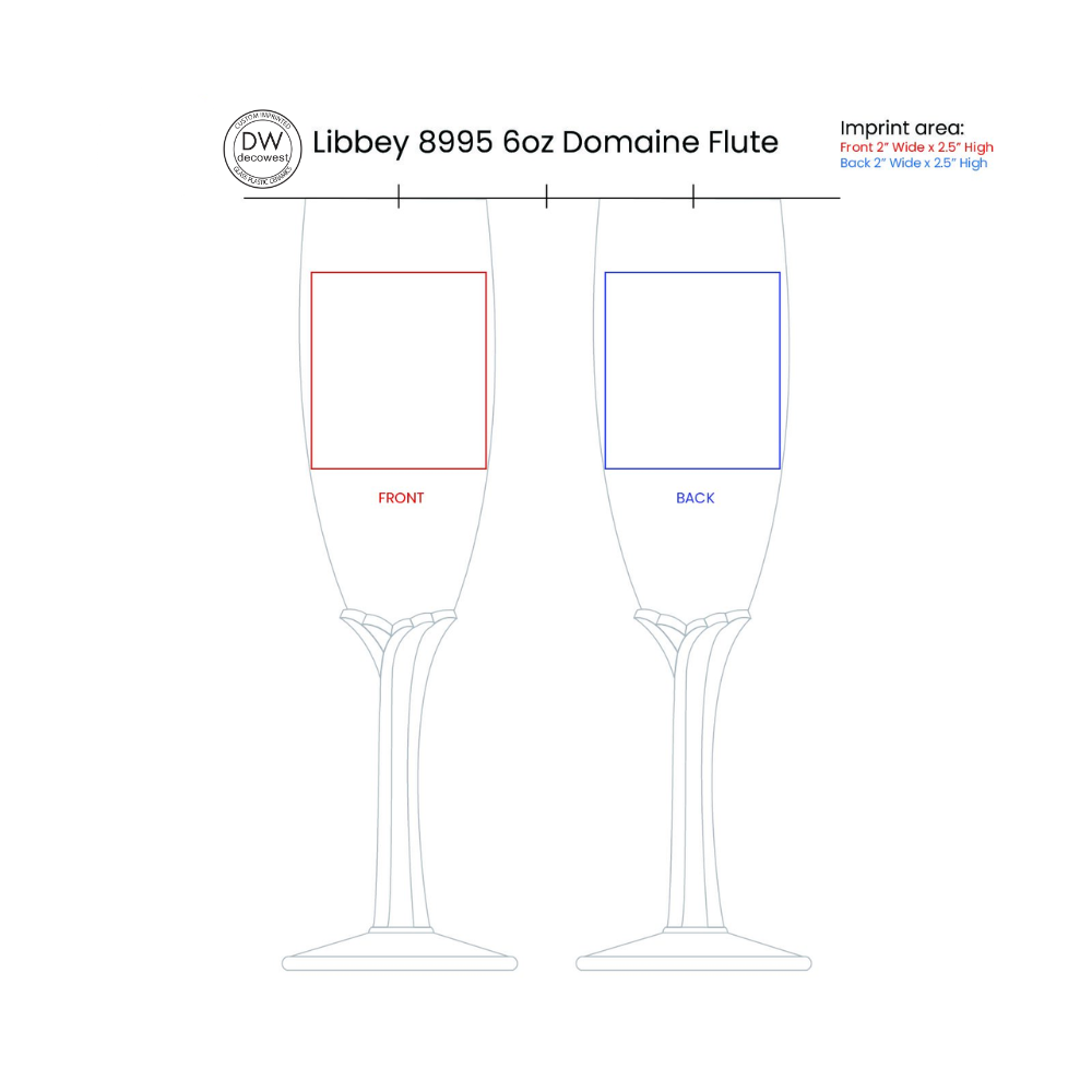 Libbey 8995 6oz Domaine Flute (2)