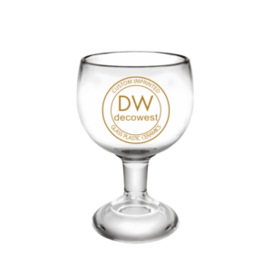 Plastic Schooner Stemmed Glass – 20oz