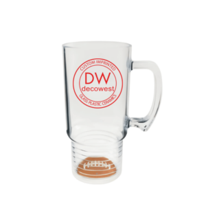 Plastic Sports Mug With Handle Assorted Sports Style – 18oz