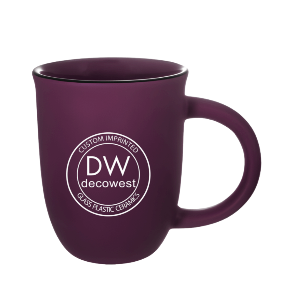 Salem™ Mug Satin Out 14oz – Assorted Colors w_Black Trim (4)