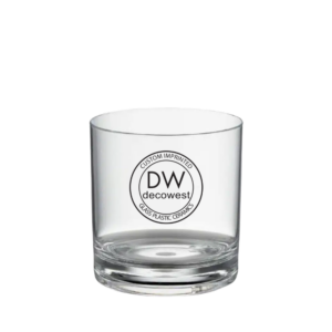 Short Straight Wall Rocks Glass – Plastic 13oz