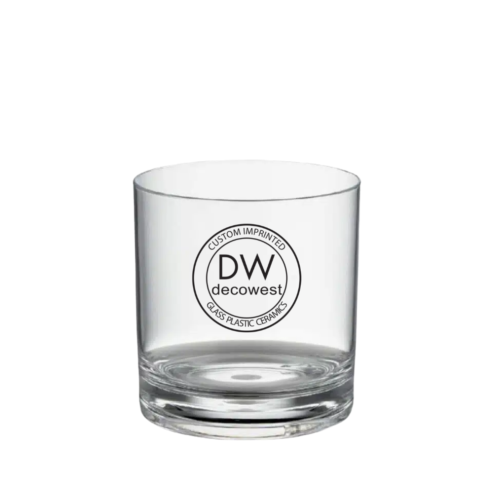 Short Straight Wall Rocks Glass – Plastic 13oz