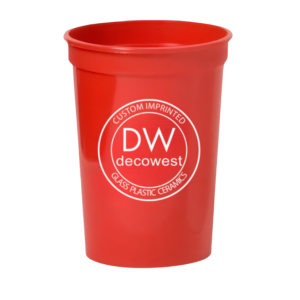 Smooth Stadium Cup - 12oz Red