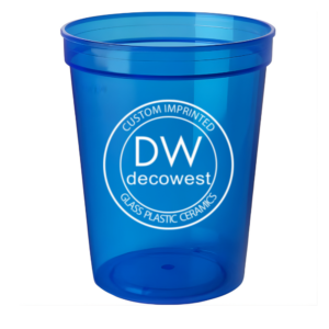 Smooth Stadium Cup - 16oz Translucent Blue