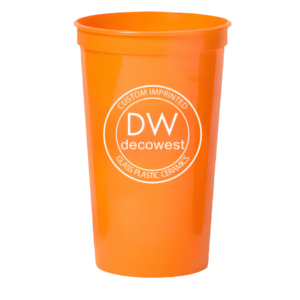Smooth Stadium Cup - 22oz Orange