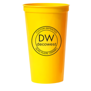 Smooth Stadium Cup - 32oz Yellow
