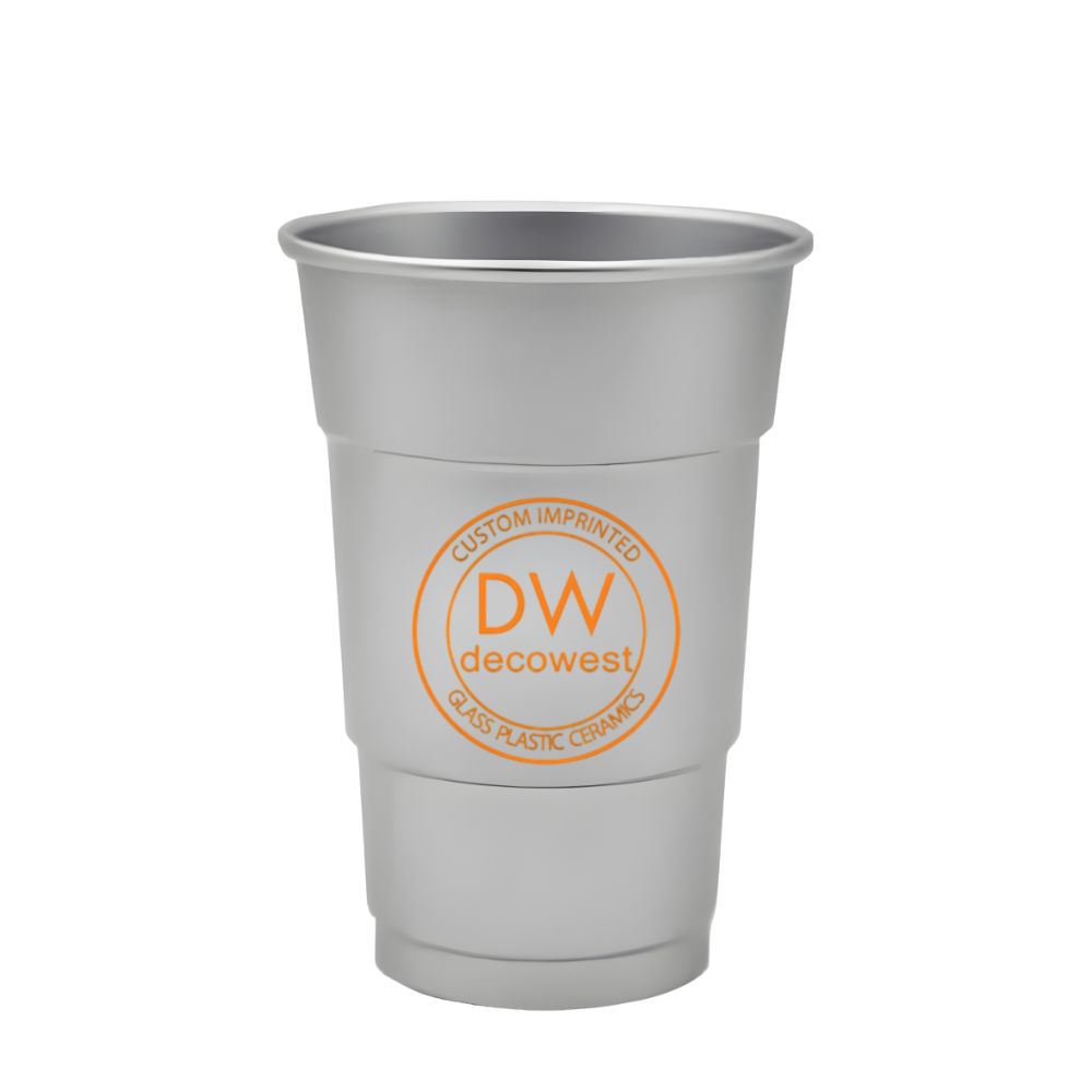 12oz - Custom Aluminum Reusable Stadium Party Beer Cup