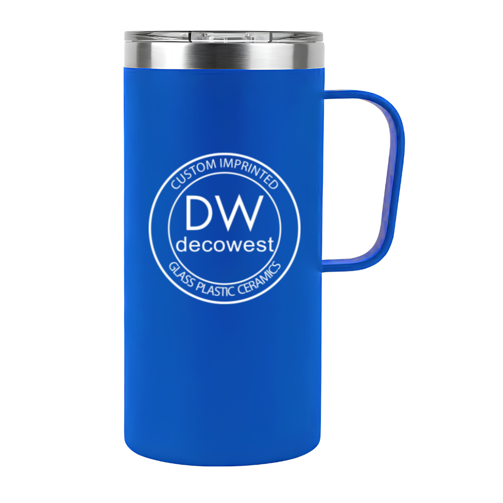 20 oz Stainless Steel Double Wall Mug w/ Handle - Image 3