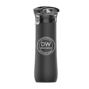 23 oz Stainless Steel Double Wall Sports Black