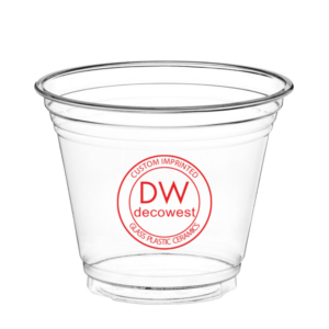 9 oz. Recyclable PET Single-Use Cup