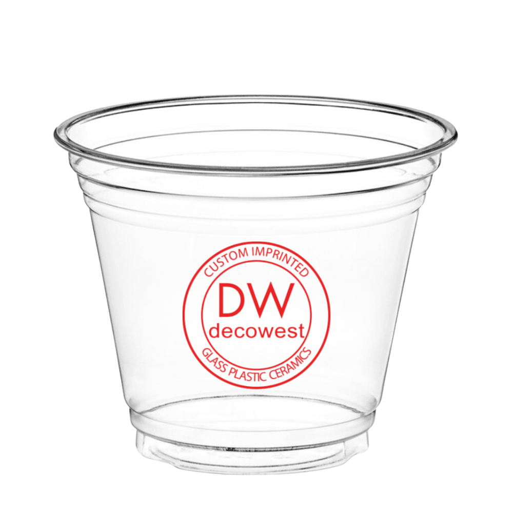 9 oz. Recyclable PET Single-Use Cup