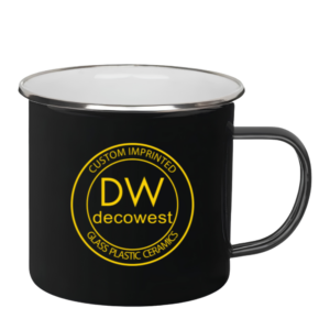 Camper Enamel Mug - 16oz Black