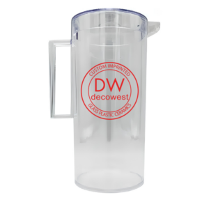 Clear Plastic Pitcher with Lid - 64 oz
