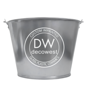 Galvenized Metal Party Bucket - 5 qt