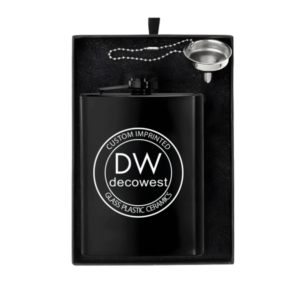 Oakhurst 8 oz. Flask and Funnel Gift Set