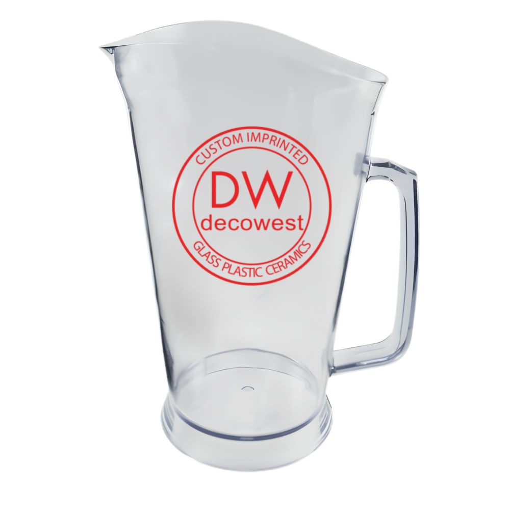 Plastic Beer Pitcher with Handle - 60oz