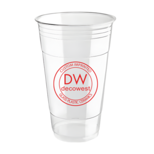 Soft Sided Clear Plastic Cup - 24oz