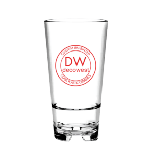 Tossware 16oz Stackable Pint Tritan™ Copolyester Glass