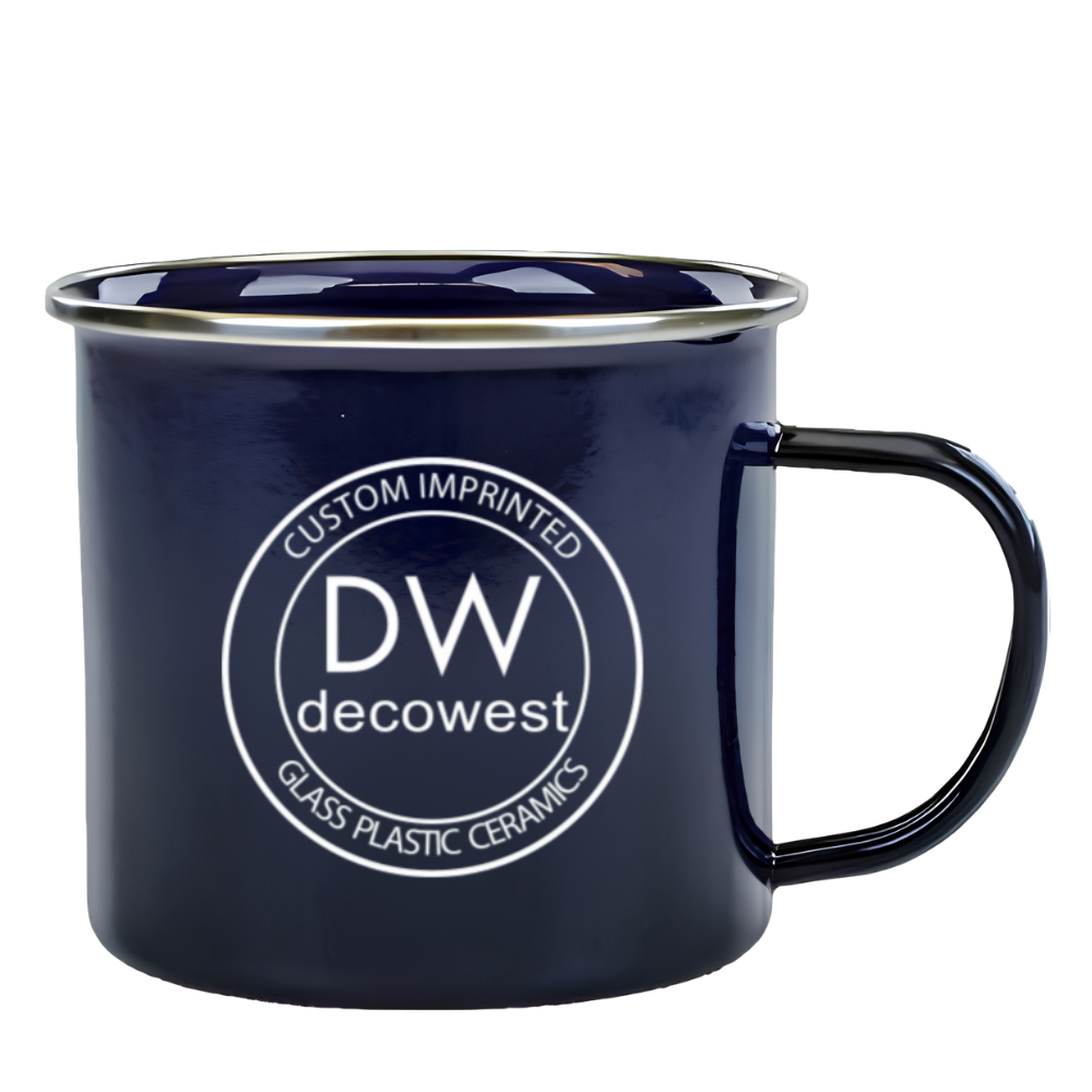 Abilene™ Enamel Cups - 500 ml Cobalt