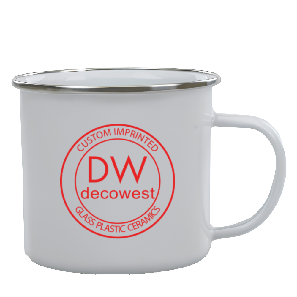 Abilene™ Enamel Cups - 500 ml White